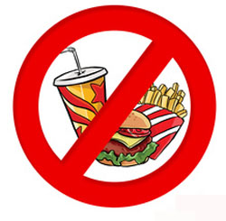 no junk food