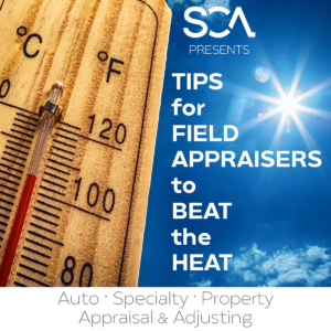 SCA presents tips for auto appraisers to beat the heat