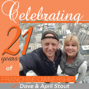 David & April Stout Celebrate 21 Years with SCA